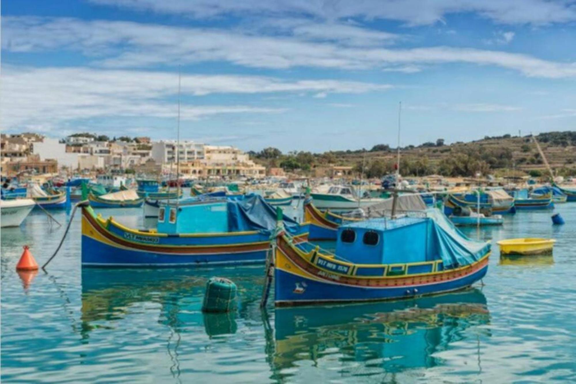 Authentic Gf Apartment With Terrace At The 3 Cities Marina Cospicua Exterior foto