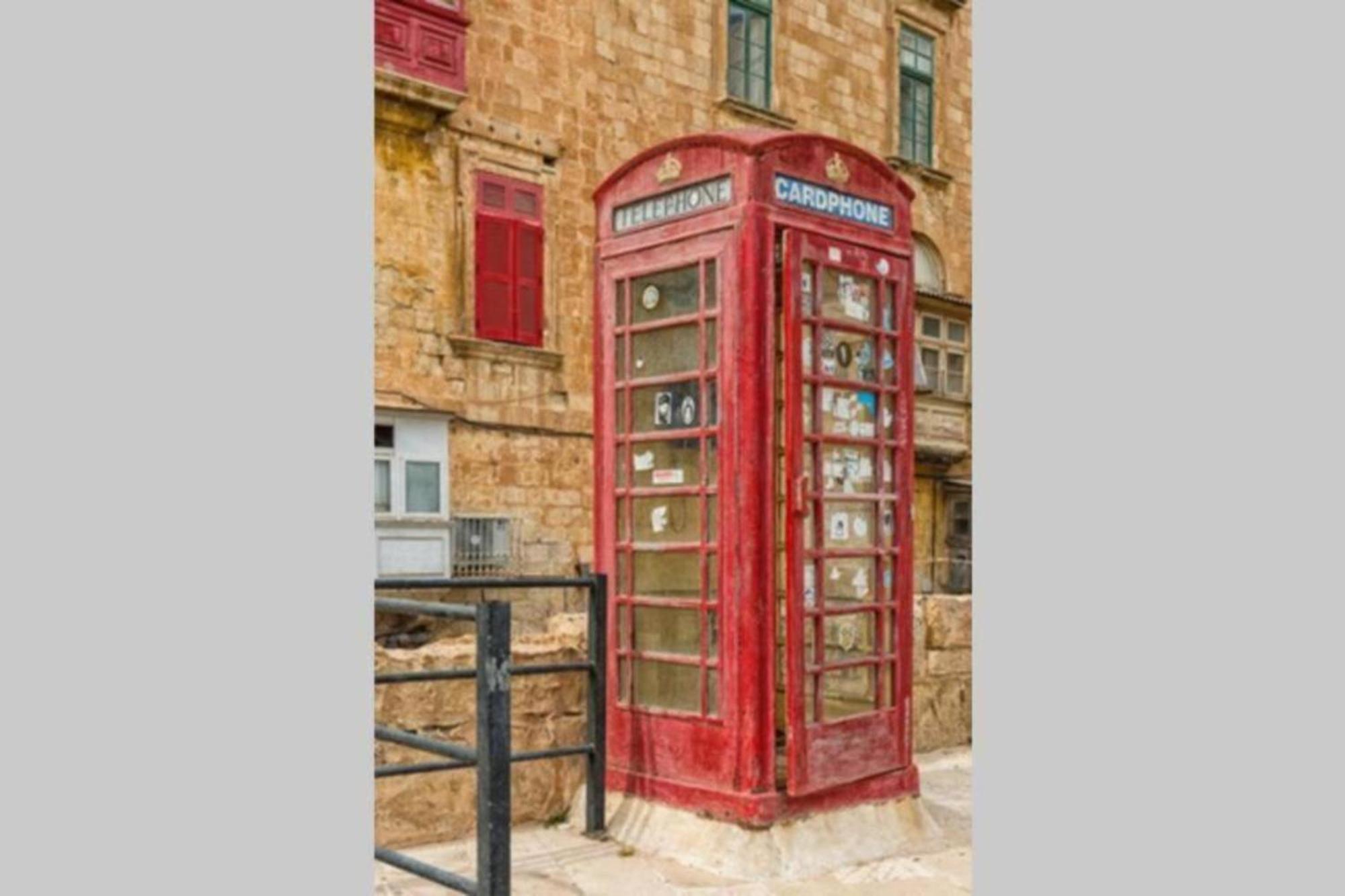 Authentic Gf Apartment With Terrace At The 3 Cities Marina Cospicua Exterior foto
